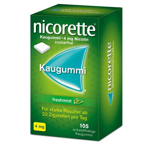 nicorette® Kaugummi freshmint, 4 mg Nikotin
