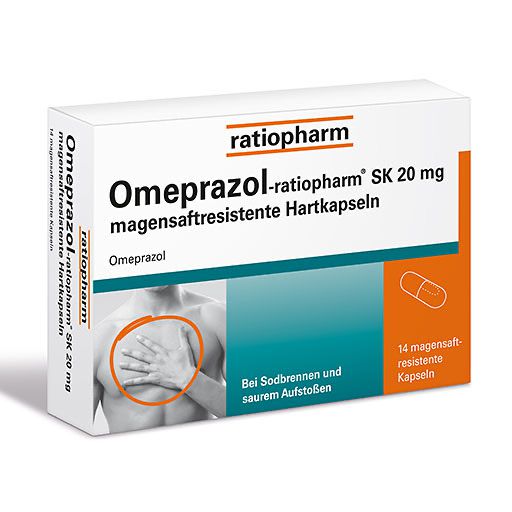 Omeprazol Ratiopharm Sk 20 Mg Magensaftr Hartkaps 14 St Magen Darm Arzneimittel Paul Pille