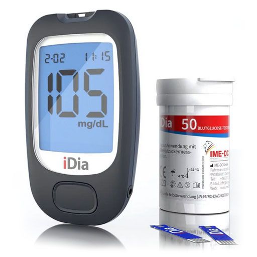 IDIA IME-DC Blutzuckermessgerät Spar-Set mg/dl