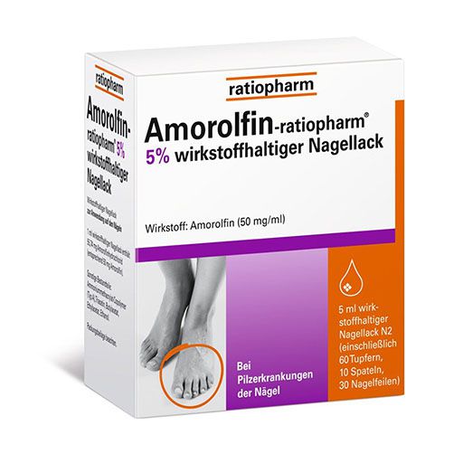 AMOROLFIN-ratiopharm 5% - bei Nagelpilz