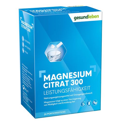 GESUND LEBEN Magnesiumcitrat 300 Portionssticks
