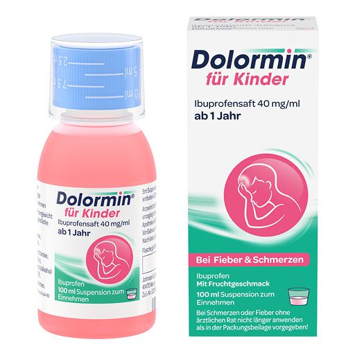 Dolormin® Ibuprofensaft für Kinder 40 mg/ml
