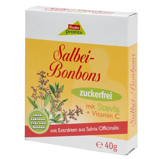 SALBEI BONBONS zuckerfrei mit Stevia+Vitamin C