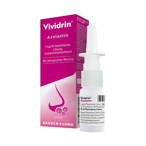 VIVIDRIN Azelastin 1 mg/ml Nasenspray bei Heuschnupfen und Allergien