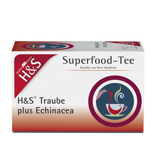 H&S Traube plus Echinacea Filterbeutel