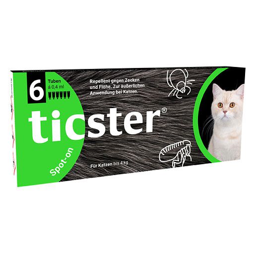 TICSTER Spot-on gegen Zecken & Flöhe Lsg.z.Auftropf.f.Katzen bis 4 kg