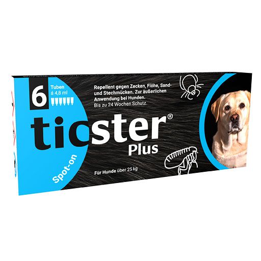 TICSTER Plus Spot-on gegen Zecken, Flöhe, Mücken & Stechmücken Lsg.z.Auftropf.f.Hund üb.25kg