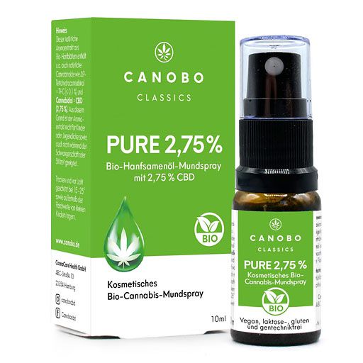 CANOBO Pure 2,75% Bio CBD Mundspray
