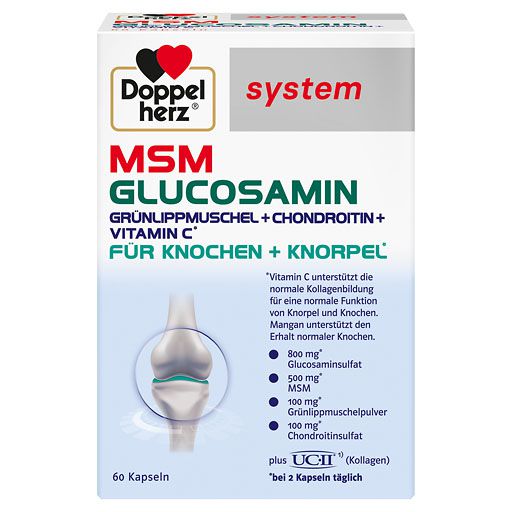 DOPPELHERZ MSM Glucosamin system Kapseln