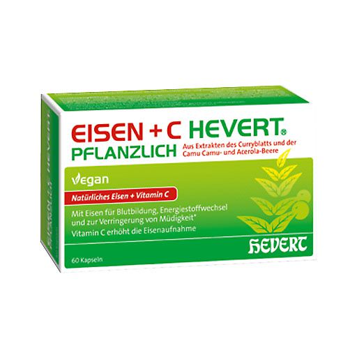 EISEN+C Hevert pflanzlich Kapseln